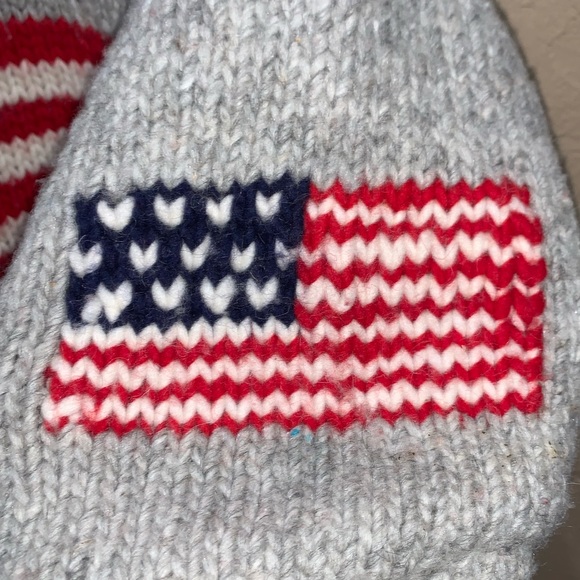 Vintage C.C.H. Imports American Flag Wool Sweater - Picture 3 of 4
